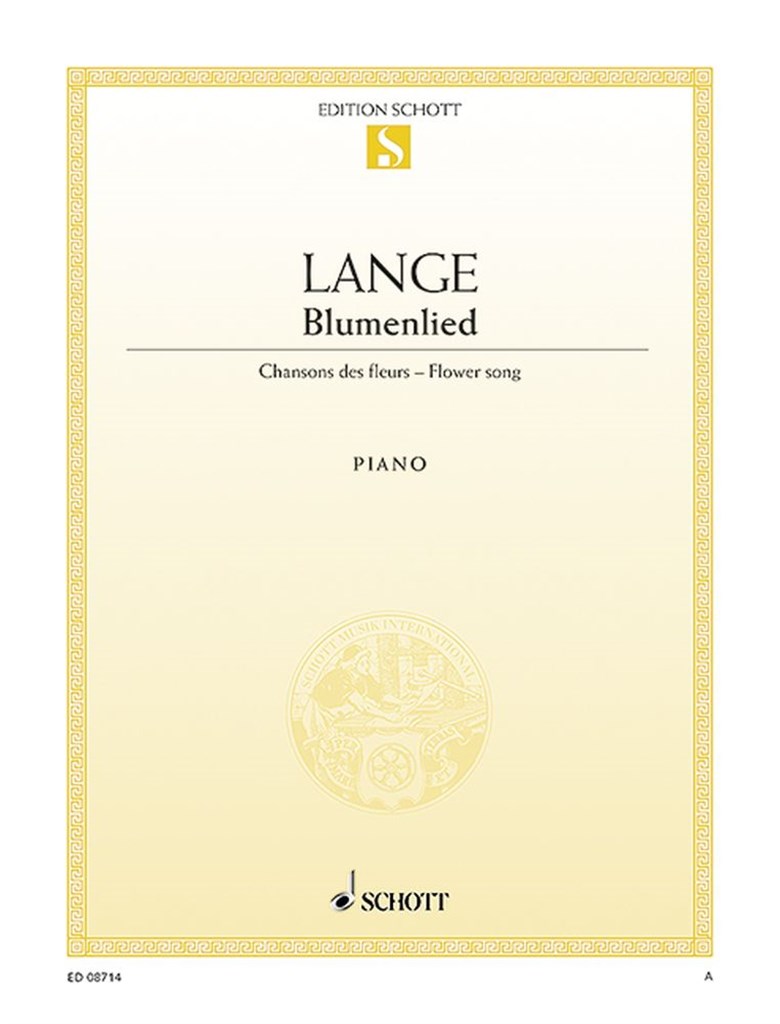 Blumenlied Opus 39